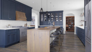 BLUE CABINETS