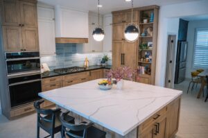 LIGHT BROWN CABINETS